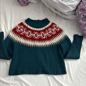 American Eagle patterned sweater